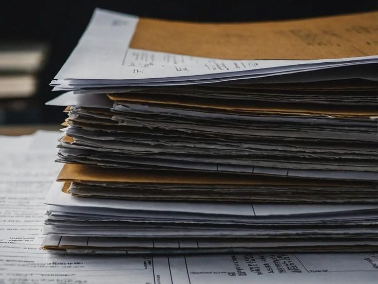 Pile de dossiers administratifs