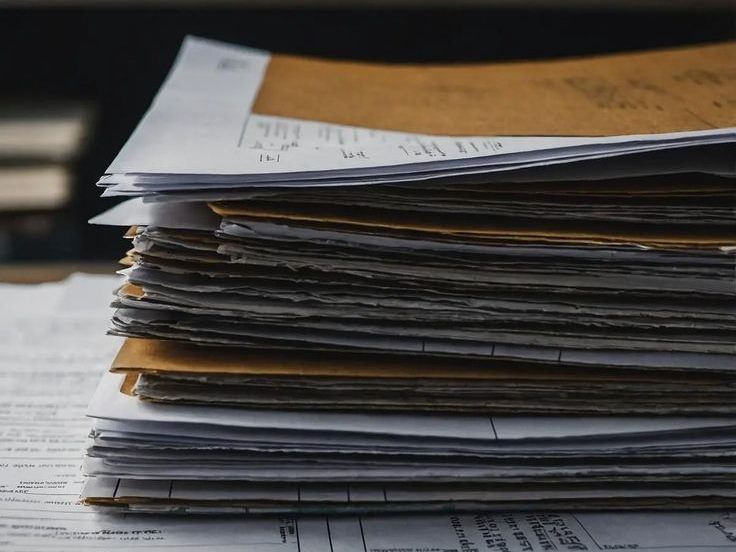 Pile de dossiers administratifs